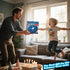 2 Modes,220 24 Game,35 Word Game Family Board Games for Kids & Adults with Topic Categories Letters Pressing Games,Fun