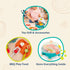 B. toys Mini Chef BBQ Grill Playset, Pretend Play Toy Grill & Food Set for Kids 3 Years + (16 Pcs)
