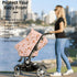 Soft Pink Fox Multi-Use Baby Car Seat Canopy for Newborns - Ideal Nursing Cover