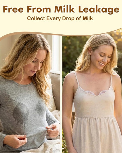 2PCS 60ML 10PCS Lictin Breast Milk Collector, Milk Collectors for Breastfeeding, Breastmilk Cups, Milk Collection