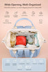 Mergct Backpack Mummy Backpack Diaper Bag for Mom Large Capacity Baby Bag with Insulated Pockets, Waterproof with Wipes