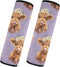 Vdsrup Seat Belt Covers 2 Pack Daisy Crowns Baby Highland Cows Car Seat
