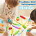 Playdough Tools for Kids, 24 Pieces Set with Rolling Pins, Cutters, Extruders, and Scissors