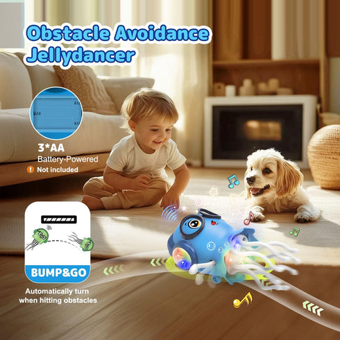 Tummy 3-6 6-12,Magic 3 4 5 6 7 8 Baby Toy Jellydancer, Crawling Jellydancer Time Toy Kids Fidget Toy for Girls Boys