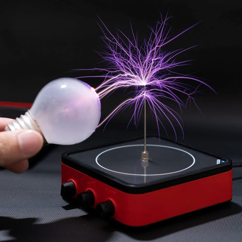TS10-MINI Music Tesla Coil Touchable Artificial Lightning Arc Generator Desktop Toy Divvlur Arc Plasma Wireless