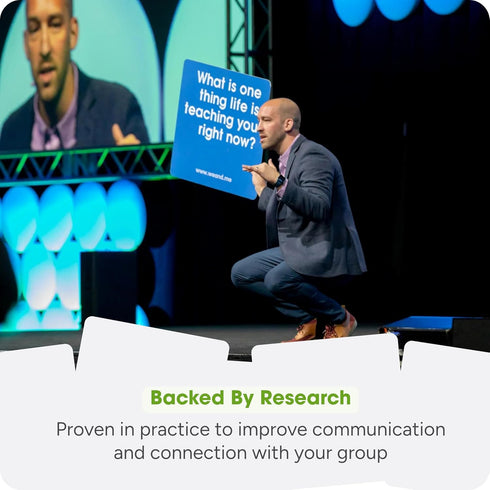 56 We! Engage Cards - Conversation Cards to Build Trust & Connection - Inspiring Pieces with Quotes, Photos