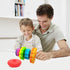 1-3 LUCKFUTURE Spinning Stacking Toys, Educational Toddler Toy Stacking Rings Baby Toys, Montessori Toy for Girls