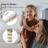 8 Inch Rainmaker Rain Stick Musical Instrument for Babies, Toddlers and Kids, Rainfall Rattle Tube Rainstick Shaker Toy