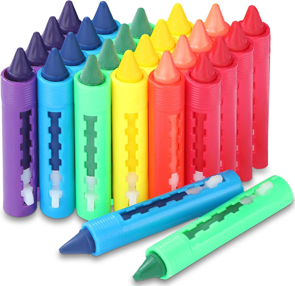 Epakh 24 Pieces Washable Crayons for Toddlers and Kids Easy Clean Colorful