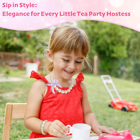 kilofly Princess Party Favor Jewelry Value Pack, 4 Sets of Necklace & Bracelet