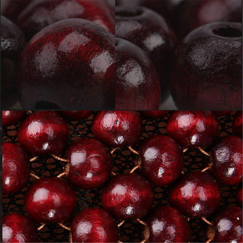 Wood Bead Car Seat Cover Cushion, Cooling & Breathing, Automotive Beaded Driver Seat Massager Cushion for Lower Back