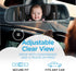 Leo and Ella Baby Car Mirror, Certified Crash Tested for Rear Facing Baby Car Seat, Shatterproof with Adjustable Mount