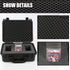 Graded Card Storage Box Compatible with BGS PSA SGC FGS, Weatherproof Case with Impact Absorbing Foam Slots
