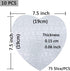 10 Sets Blank Sublimation Heart-shaped Jigsaw Puzzle with 75 Pieces DIY Heat Press Transfer Crafts Thermal Transfer Puzzle Wholesale Thermal Transfer Pearl Puzzle Blank Puzzle