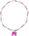 LUV HER Girls Jewelry Set - 3 Piece Toy Jewelry Box Set with Bead Necklace, Bracelet, and Ring - Play Accessories for