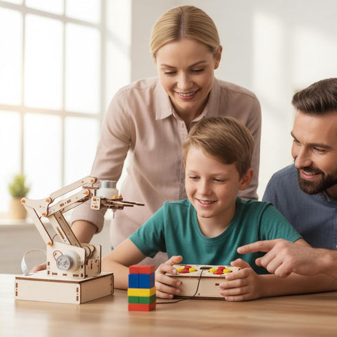 8-12-14-16 9 10 11 13 14 15 16+ Robot Arm Kits Robotics for Kids Ages Teens Adults STEM Toys Building Engineering Year