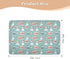 siphylline 52" 34" Snowmen Christmas Truck Extra Large Resuable Potty Training Pee Pad Soft Absorbent Baby Diaper