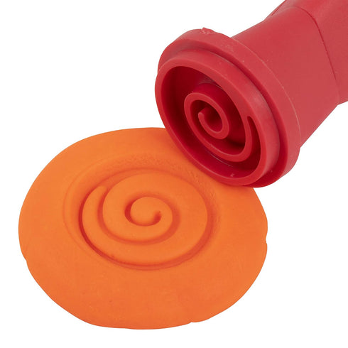 2 Set 4 2+ READY LEARN Triangle Grip Stampers | Patterns | of | Ages | Easy to Hold Paint and Dough Stampers for Kids