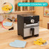 Joyano 15-PCs Fryer/18-PCs Playset Wooden Air Pressure Cooker for Kids Pretend Cooking Toy with Food Accessories