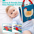 Baby Toys 0-6 Months, High Contrast Newborn Toys, Tummy Time Books with Crinkle, Squeaky Sounds