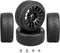 HobbyPark Glued 1/10 On-Road RC Touring Tires and Wheels Set for 1/18 Traxxas Latrax Teton (4-Pack, Color A)