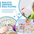 Wooden Ice Cream Counter Playset for Kids - Kitchen Pretend Play Gifts for Ages 3-6