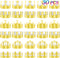TUPARKA 30 Pcs Paper Crown Golden King Crowns, Gold Foil Party Crown Hat Cap for Birthday Celebration, Baby Shower