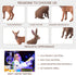 Flormoon Small Animal Figures for Kids - 16PCS Realistic Forest Animals Baby Figurines - Educational Toys