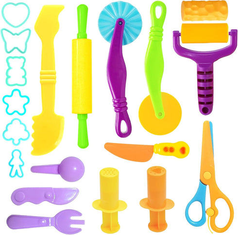 Playdough Tools Set, 18 Pcs Play Dough Sets for Kids Ages 4-8,