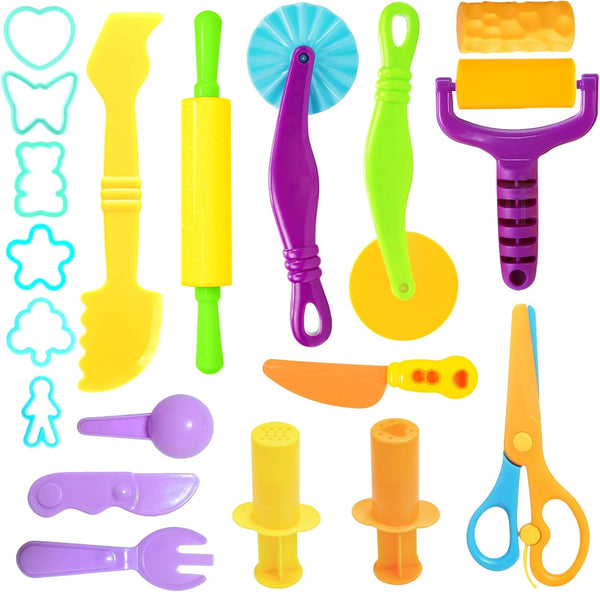 Playdough Tools Set, 18 Pcs Play Dough Sets for Kids Ages 4-8,