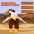 Plush Hippogriff Stuffed Animal - 12 Inch Large Hippogryph Plush Toy, Mixture of Bald Eagle and Horse Mythological