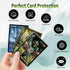 Vinimess 5000 Counts Card Sleeves for Trading Cards, Soft Penny Sleeves Clear Baseball Card Protector Sleeve Perfect