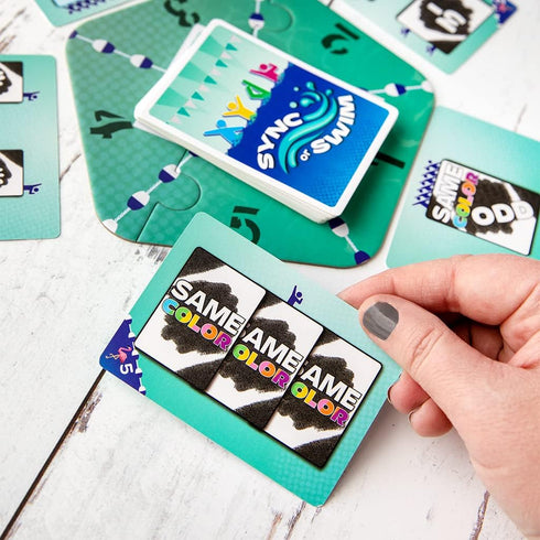 Sync or Swim - Fast and Fun Strategic Card Game for Teens and Adults with Endless Replayability