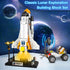 Space Exploration Shuttle Toys for Boys, STEM Aerospace Building Kit with Rocket, Space Shuttle, Moon Buggy, Satellite
