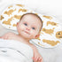 YYZZH 2 Pack 100% Golden Retriever Dog Muslin Burp Cloths for Baby Soft Cotton Baby Washcloths Bibs for Boy Girl