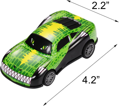 4.2" Toy Cars Metal Race Cars Vehicles 9 Pack, Pull Back Cars Toys for Boys, Girls, Toddlers 2-7 Years Old