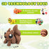 50 Pack 3D SCIONE Mini Printed Animal Figurines, Flexible Articulated Fidget Toys, Cute Desk Decor Party Favors