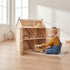 Set PlanToys Wooden Childrens Room Classic for Montessori Small World Play | Creative Role Play and Social Interaction