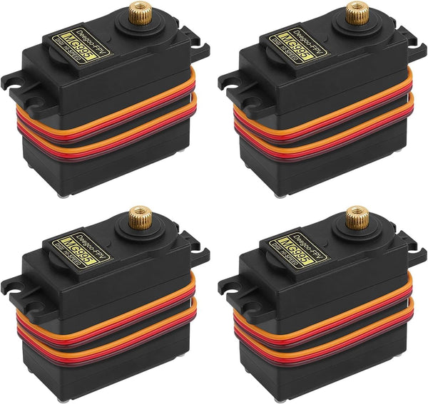 Deegoo-FPV 4-Pack Servo Motor MG995 Control Angle180 Metal Gear Servo 13KG Digital High