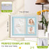 Hzorille Baby Hand and Footprint Kit, Clay Handprint Keepsake Frame, Newborn Keepsake Photo Frame, Nursery Picture