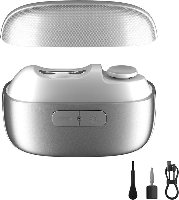 generic 3-in-1 Rechargeable Electric Nail Clipper Automatic Nail Polisher with LED Light Clip