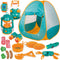FUN LITTLE TOYS Kids Camping Gear Set - Pop Up Tent Outdoor Toys Camping Tools Set for Kids