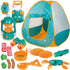 FUN LITTLE TOYS Kids Camping Gear Set - Pop Up Tent Outdoor Toys Camping Tools Set for Kids