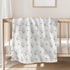 Selgkds Summer 60x80inch Spring Duck Boho Leaves Baby Blankets for Girls Boys Cute Ducks Green Leaves Swaddle Receiving