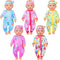 ZITA ELEMENT 5 Sets 14-18 Inch Baby Doll Clothes Outfits, Casual Wear for 17 Inch Baby Doll, 10 Pcs Doll Clothes
