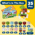 OAR Set 35PCS 38 Magnetic Building Blocks for Kids, Mini Travel Magnetic Blocks with Portable Iron Storage Box, STEM