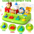 Vunrahsg 1-3 12-18 Interactive Pop Farm Animal Up Toys with Music Sounds Montessori Cause and Effect for Baby Boy Girl