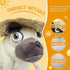 Hilarious Pug Stuffed Animal with Straw Hat - 6" Funny Ugly Cute Pug Plush Toy, Weirdo Gift for Kids and Adults