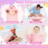 Sublaga 8 Set, Set, 2 32x32 6 Pcs Baby Towel Soft Baby Bath Towels and Washcloths Pcs in Cute Baby Towel with Hood