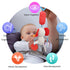 BLOOBLOOMAX Baby Car Seat Toys, Soft Plush Rattle, Cute Animal Doll, Early Development Hanging Toys for Newborns (12